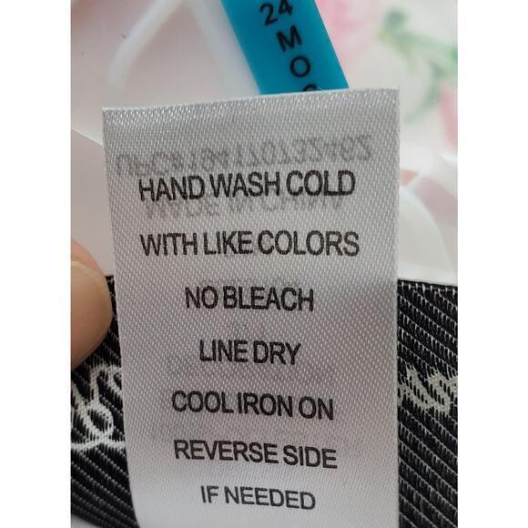 Rare Editions Baby Girls Short Sleeves Floral Mesh Social Dress 24 Month 2 Piece - Picture 6 of 6